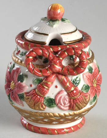 Father Christmas Sugar Bowl & Lid
