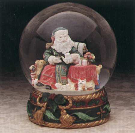 Father Christmas Musical Water Globe