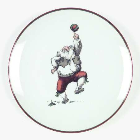 Variations (Santas) Salad Plate