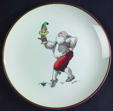 Variations (Santas) Salad Plate