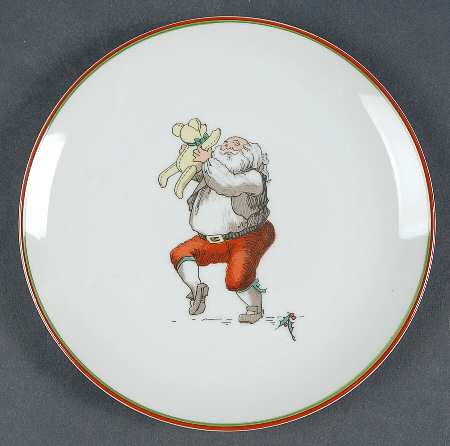 Variations (Santas) Salad Plate
