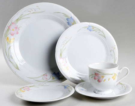 French Garden (Porcelain) 5 Piece Place Setting