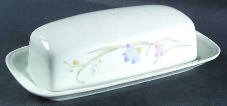 French Garden (Porcelain) 1/4 Lb Covered Butter