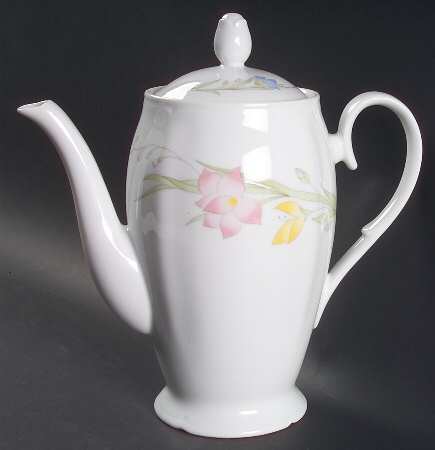French Garden (Porcelain) Coffee Pot & Lid