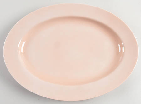 Total Color-Shell Peach (Round) 14" Oval Serving Platter