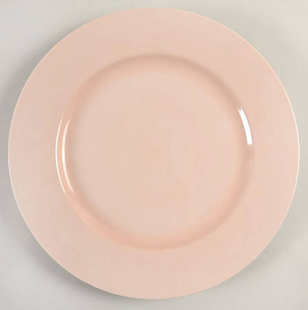 Total Color-Shell Peach (Round) Service Plate (Charger)