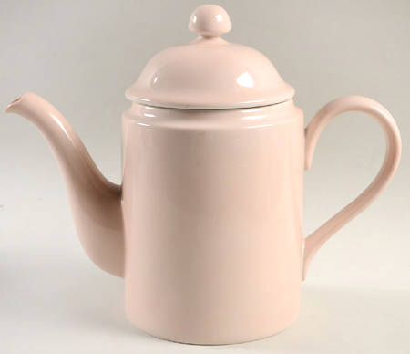 Total Color-Shell Peach (Round) Coffee Pot & Lid