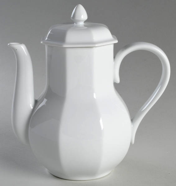 Blanche Oblique Coffee Pot & Lid