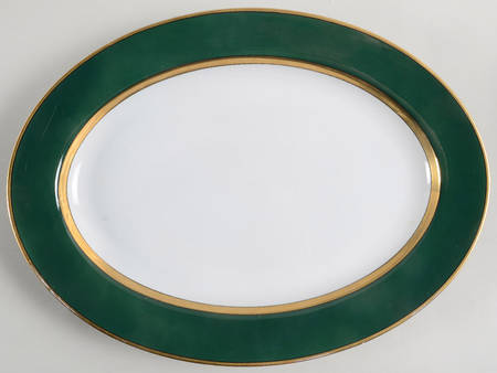 Renaissance Green (Restaurant, Switzerland) 14" Oval Serving Platter