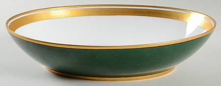 Renaissance Green (Restaurant, Switzerland) 10" Oval Vegetable Bowl