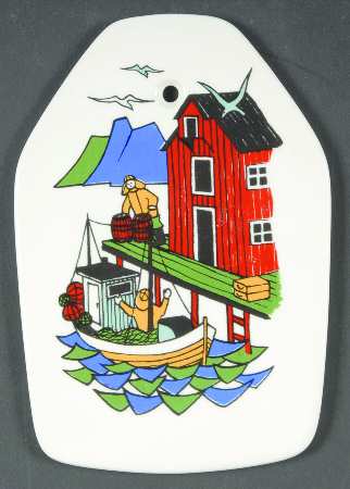Torskefiske Wall Plaque