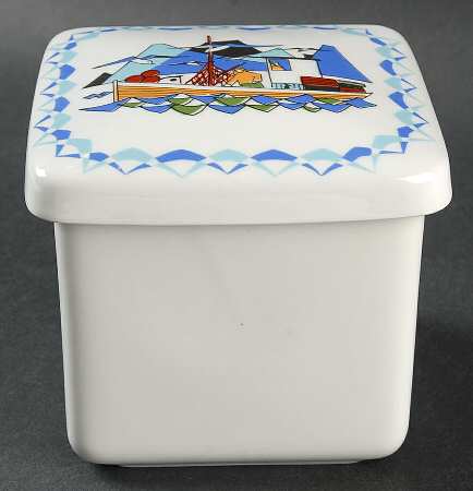 Torskefiske Square Box with Lid