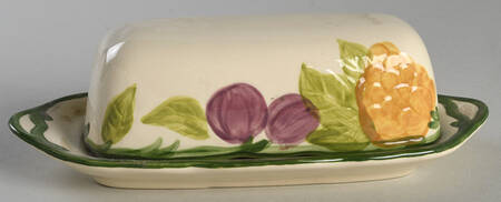 Fresh Fruit 1/4 Lb Covered Butter No Finial on Lid