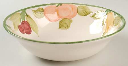Fresh Fruit 8" Round Vegetable Bowl