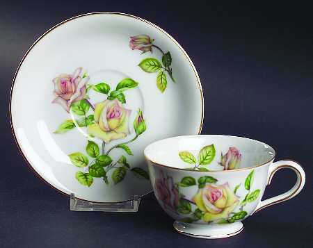 Coronation Footed Cup & Saucer Set