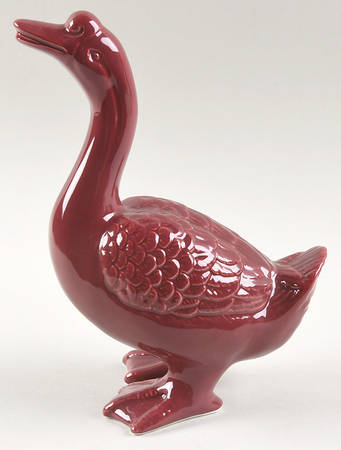 Total Color Spectrum Plum (Round) Duck Figurine