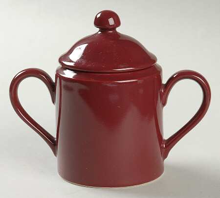 Total Color Spectrum Plum (Round) Sugar Bowl & Lid