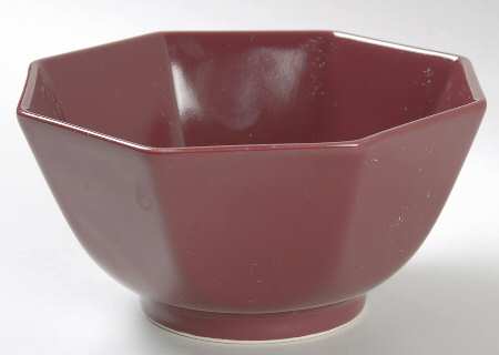 Total Color Spectrum Plum (Round) 5" Octagonal Vegetable Bowl