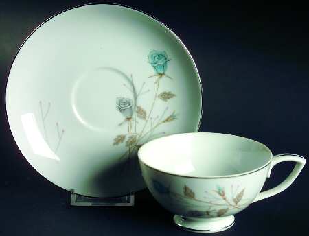 Irene Footed Cup & Saucer Set