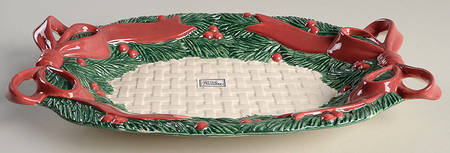 Christmas Garland Canape Plate