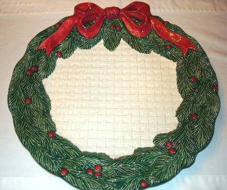 Christmas Garland Canape Plate
