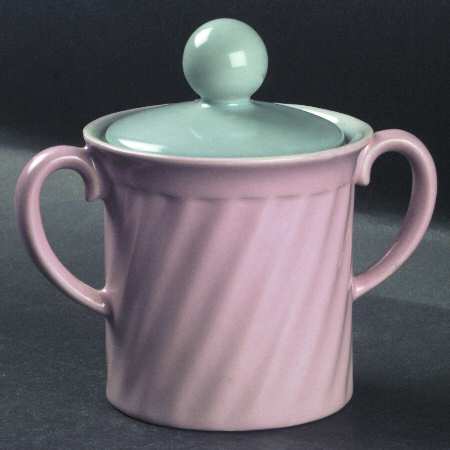 Wishmaker Copley Coral Sugar Bowl & Lid