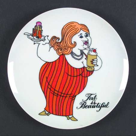 Variations (Fat Is Beautiful) Salad Plate
