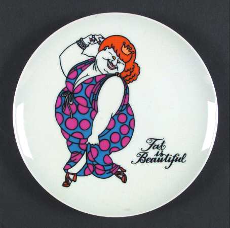 Variations (Fat Is Beautiful) Salad Plate