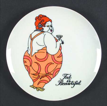 Variations (Fat Is Beautiful) Salad Plate