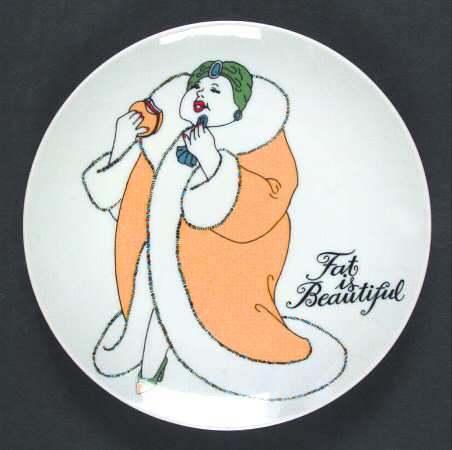 Variations (Fat Is Beautiful) Salad Plate