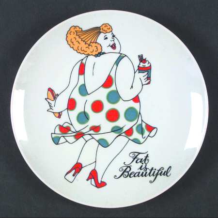 Variations (Fat Is Beautiful) Salad Plate