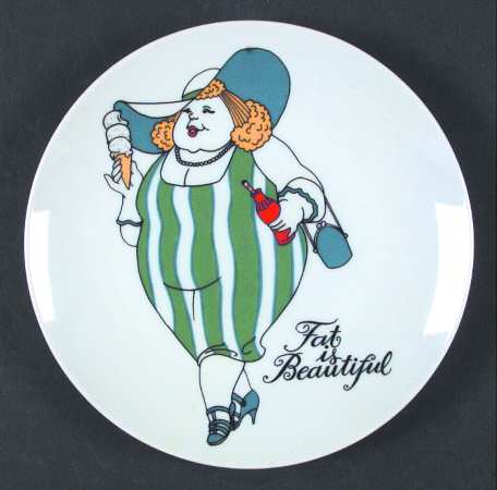 Variations (Fat Is Beautiful) Salad Plate