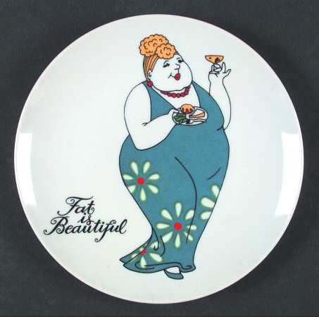 Variations (Fat Is Beautiful) Salad Plate