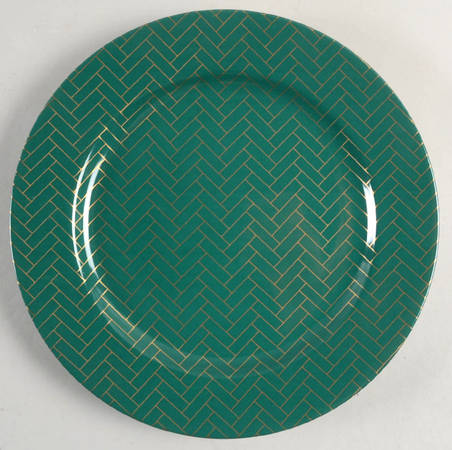 Carreaux Green by Fitz &amp; Floyd