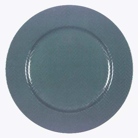 Carreaux Green Service Plate (Charger)