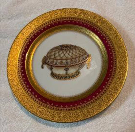 Imperial Heritage Burgundy Salad Plate