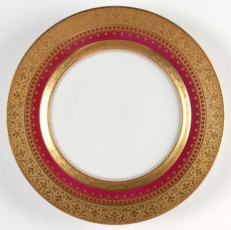 Imperial Heritage Burgundy Salad Plate