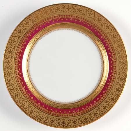 Imperial Heritage Burgundy Bread & Butter Plate