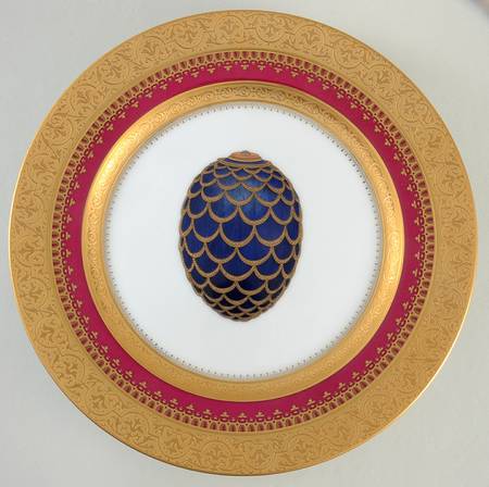 Imperial Heritage Burgundy Salad Plate