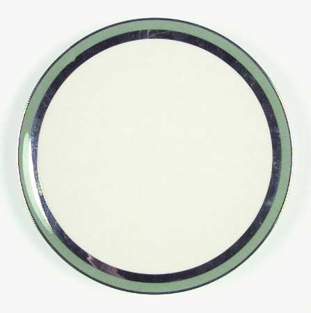 Contessa Sage Green (Platinum Trim, Coupe) Bread & Butter Plate