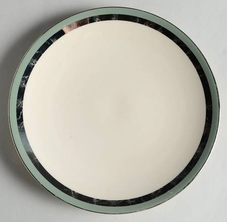 Contessa Sage Green (Platinum Trim, Coupe) Salad Plate