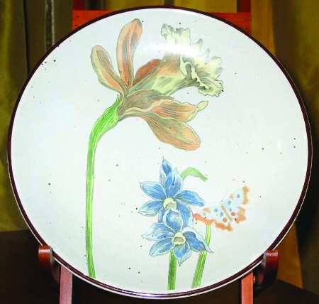 Daffodil Bread & Butter Plate