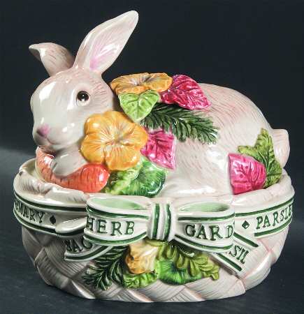 Herb Garden Oval Box & Lid