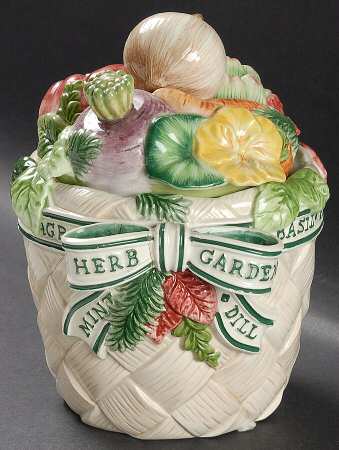 Herb Garden Medium Canister & Lid