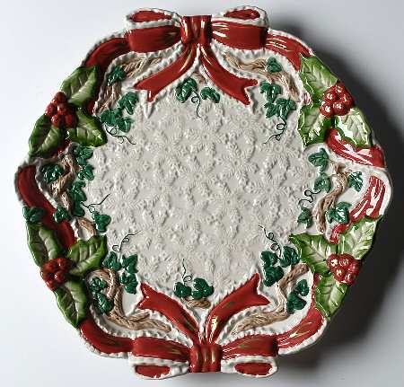 Baroque Holiday Party/Serving/Chip & Dip Plate