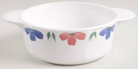 JEWFLORA 1 Qt Round Casserole No Lid