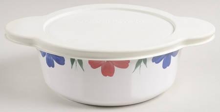 JEWFLORA 1 Qt Round Covered Casserole