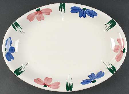 JEWFLORA 16" Oval Serving Platter