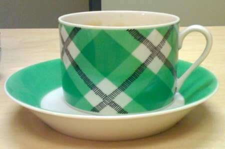 FIT24 Flat Cup & Saucer Set