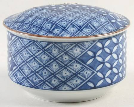 Blue Mosaic 3" Round Box & Lid
